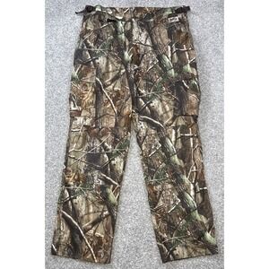 Gamehide Realtree Camo Cargo Pants Men's L Reinforced Knees Adjustable Waist